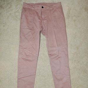 Nordstrom Rack Pink Moto-Style Pants